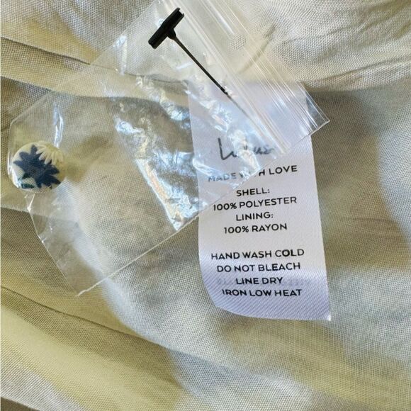 Lulu’s Sweet Like Me Mint Floral Sleeveless Mock Neck Mini Dress Size Medium - Picture 7 of 10